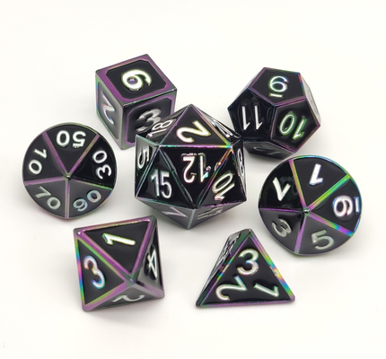Рука отполировала черную кость RPG установила прочный для Shadowrun и следопыта