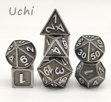 Нетоксическая портативная черная Polyhedral кость, износоустойчивая крошечная кость D20