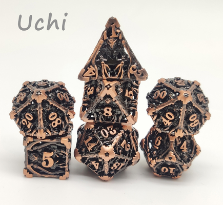 Износоустойчивая мини кость практически Polyhedral D10 D12 D20 RPG