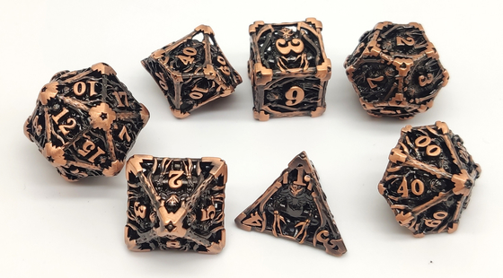 Ясный диез окаймляет мини кость RPG рука DND высекла прочное для изуверского мира