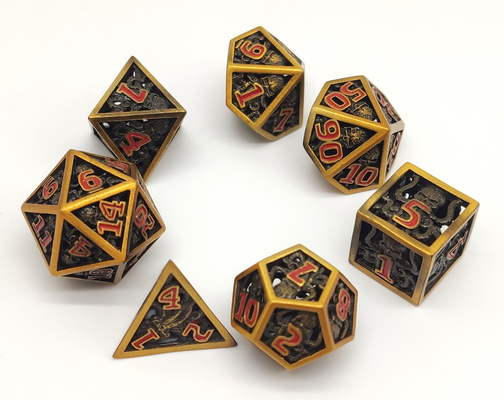 Рука - высекл металл мини Polyhedral кость делает ясные острые края водостойким
