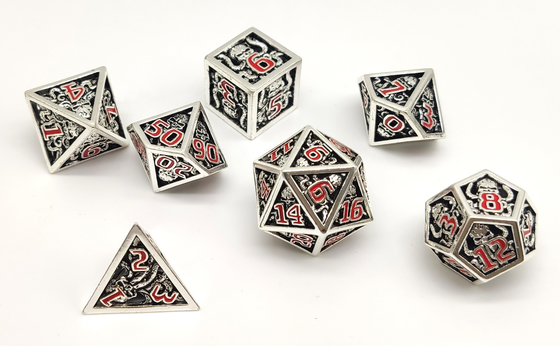 Крепкий портативный крутой Polyhedral набор кости, непахучая кость смолы острого края