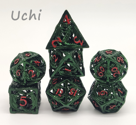 Кость набор CE нетоксическая уникальная Polyhedral, золото покрытая кость края диеза смолы