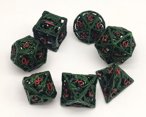Прочное Handmade крутой кости металла Polyhedral практически для Shadowrun
