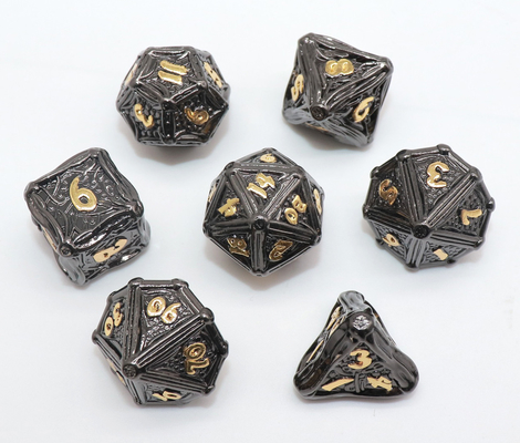 Нетоксическая облегченная мини Polyhedral кость D4 D12 D20 непахучая