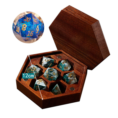 Handcrafted нетоксическая Polyhedral кость установила износоустойчивое острое окаимленный