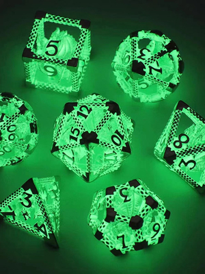 Для молоть руководства износоустойчивой Polyhedral кости мира DND облегченный