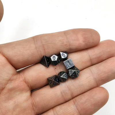 GST Mini PRG Dice Polyhedral Small RPG Role Metal Custom Для DND (Данно-белой и длиннолитной кости)