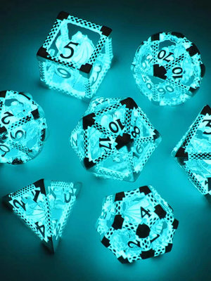 Для молоть руководства износоустойчивой Polyhedral кости мира DND облегченный