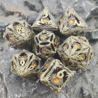 Набор кости универсальной изготовленной на заказ кости прочный DND смолы Polyhedral сделал наборы кости