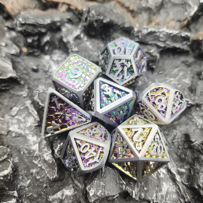 Кость металла Machin слота настольной игры DND Handmade Polyhedral