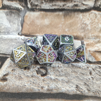 Кость металла Machin слота настольной игры DND Handmade Polyhedral