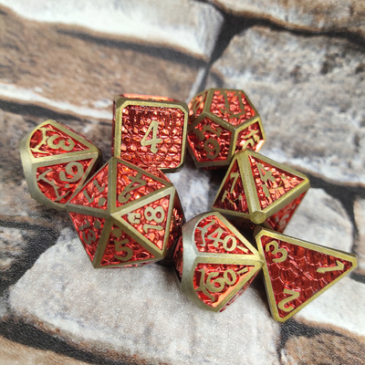 Волшебство роскошь кости DND RPG сбора мини для металла игры семьи Polyhedral