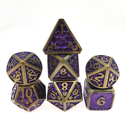 Рука покера высекла покер DND высокотемпературная кость устанавливает Polyhedral