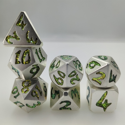 Прочная кость DND установила износоустойчивое Polyhedral золота металла роскошное