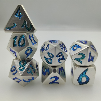 Handmade золото покрыло серебр изготовленной на заказ кости металла кости экологической Polyhedral бледный ый-зелен
