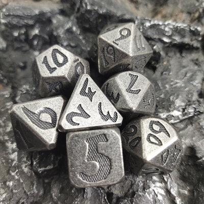 Dungeons and Dragons RPG Dice Набор золотых кубиков Многоцелевой устойчивый с острыми краями