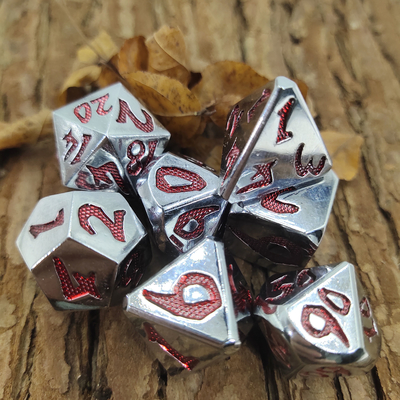 Диез Tarot ясный окаймляет нетоксическое кости карты руки Handmade Polyhedral произведенное