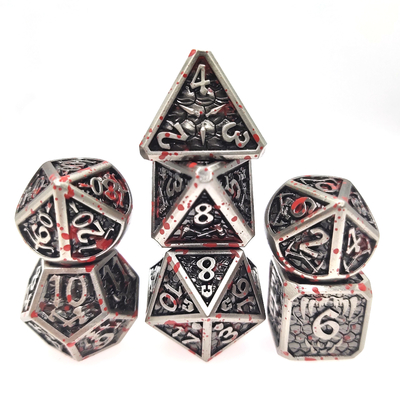 Настольная игра Metal RPG Dice Аккуратные острые края Liqui Ролевые игры в кости