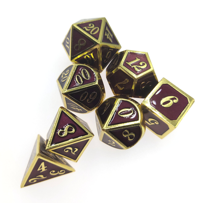 Диез окаймляет восхитительную кость RPG установил Multi кость игры цвета установил носку Polyhedral