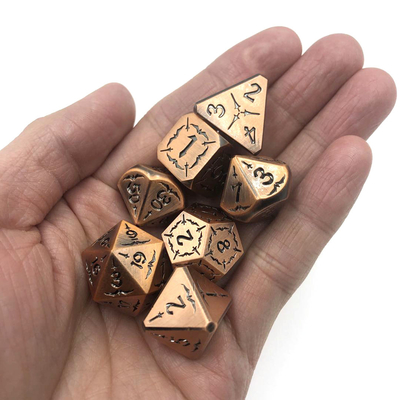 Навальные игральные кости Rpg, набор многогранных ручных полированных черных жидких сердечников, нетоксичные