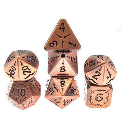Навальные игральные кости Rpg, набор многогранных ручных полированных черных жидких сердечников, нетоксичные