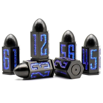 D6 Bullet Metal Dice Set 6 Pcs 6 Sides For Dnd Dungeons Rpg Warhammer Shadowrun Dice 6 штук 6 боковых костей для Dnd Dungeons