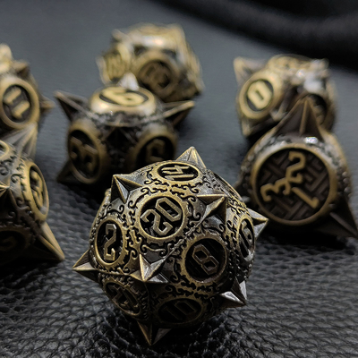 Ретро Медный Метеор Молот Металлические Кости Дракон И Подземелье DND RPG D20