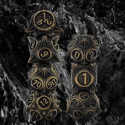 Ретро Медный Метеор Молот Металлические Кости Дракон И Подземелье DND RPG D20