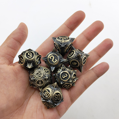 Ретро Медный Метеор Молот Металлические Кости Дракон И Подземелье DND RPG D20