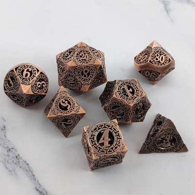 Back To Metal Dice Set Кусалуконо многоликие кости