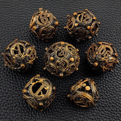 Longkong Circle Metal Dice Set DND Dungeon And Multi -Noodle RPG Шахматная игра