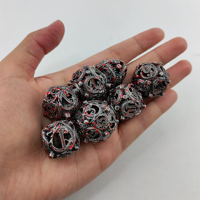 Longkong Circle Metal Dice Set DND Dungeon And Multi -Noodle RPG Шахматная игра