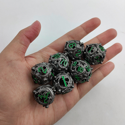 Longkong Circle Metal Dice Set DND Dungeon And Multi -Noodle RPG Шахматная игра