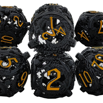 Longkong Circle Metal Dice Set DND Dungeon And Multi -Noodle RPG Шахматная игра