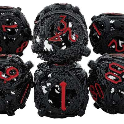 Longkong Circle Metal Dice Set DND Dungeon And Multi -Noodle RPG Шахматная игра