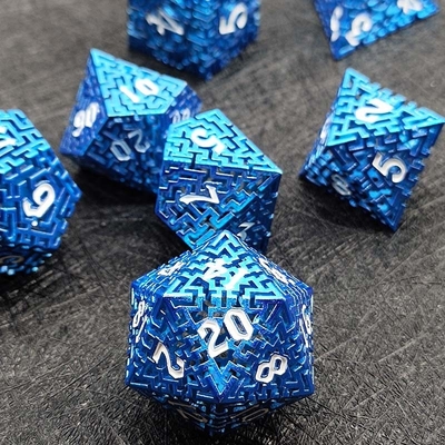 Полынистый лабиринт металлических костей набор DND Krusu'S Call RPG многогранный