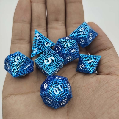Полынистый лабиринт металлических костей набор DND Krusu'S Call RPG многогранный