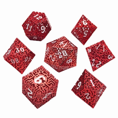 Полынистый лабиринт металлических костей набор DND Krusu'S Call RPG многогранный