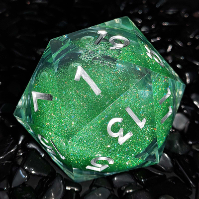 20D Single Resin Running Sand Dice Set Cruzu's Call RPG#DND#Coc (Одноразмерная смола)