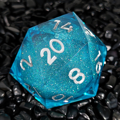 20D Single Resin Running Sand Dice Set Cruzu's Call RPG#DND#Coc (Одноразмерная смола)