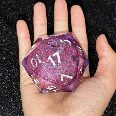 20D Single Resin Running Sand Dice Set Cruzu's Call RPG#DND#Coc (Одноразмерная смола)
