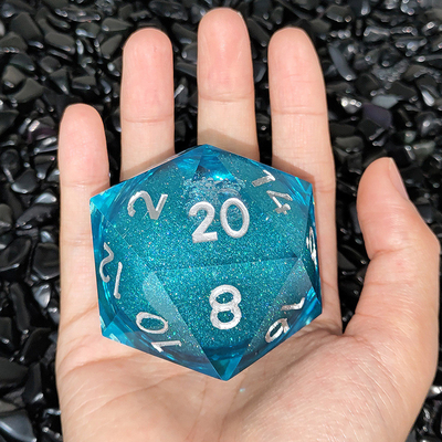20D Single Resin Running Sand Dice Set Cruzu's Call RPG#DND#Coc (Одноразмерная смола)