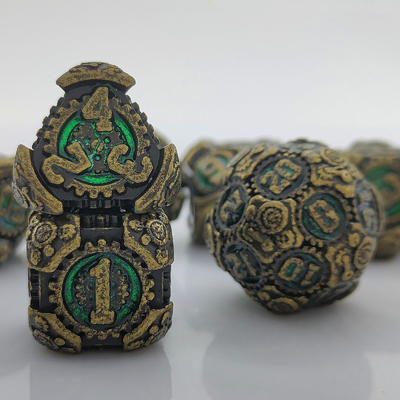 Metal Gear Dice Set DND Dungeons And Dragons TRPG Многогранные кости D6 Таблица