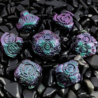Metal Gear Dice Set DND Dungeons And Dragons TRPG Многогранные кости D6 Таблица