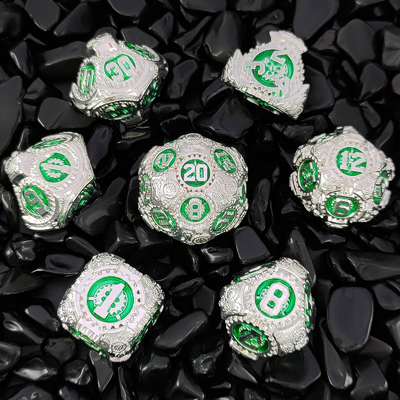 Metal Gear Dice Set DND Dungeons And Dragons TRPG Многогранные кости D6 Таблица