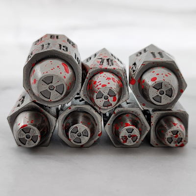 Кулевая голова многоликие металлические кости набор настольной игры DND#RPG#COC
