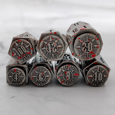 Кулевая голова многоликие металлические кости набор настольной игры DND#RPG#COC