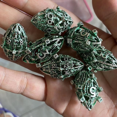 Творческий регби на тему Metal Hollow RPG Dice Set Dragon And Dungeon DND