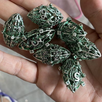 Творческий регби на тему Metal Hollow RPG Dice Set Dragon And Dungeon DND
